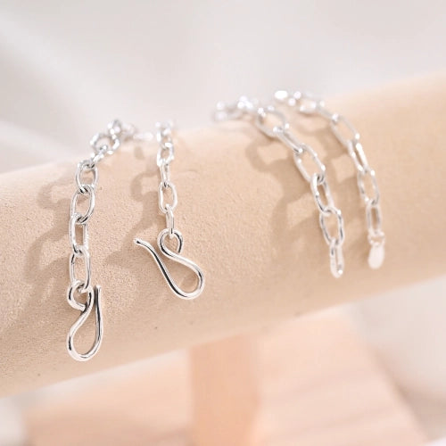 צמיד כסף 925 דגם מיני לולאות, תכשיט איכותי ועל-זמני מסטודיו שירו.